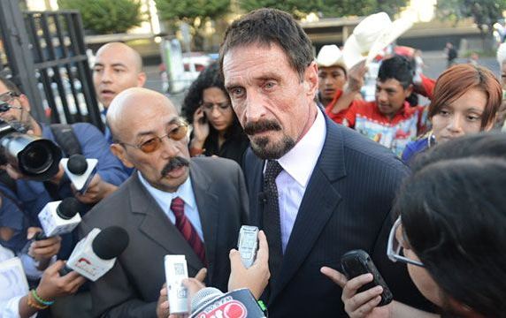 McAfee Ditangkap di Guatemala karena Masuk secara Ilegal